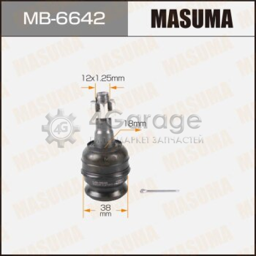 MASUMA MB6642 Шаровая опора MASUMA front low FORESTER, IMPREZA, LEGACY