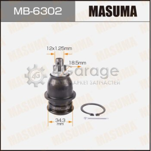 MASUMA MB6302 Шаровая опора MASUMA front low GD#