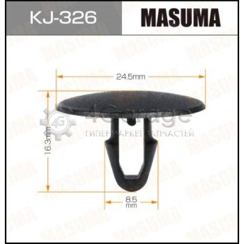 MASUMA KJ326 Клипса автомобильная (автокрепеж) MASUMA 326-KJ [уп.50]