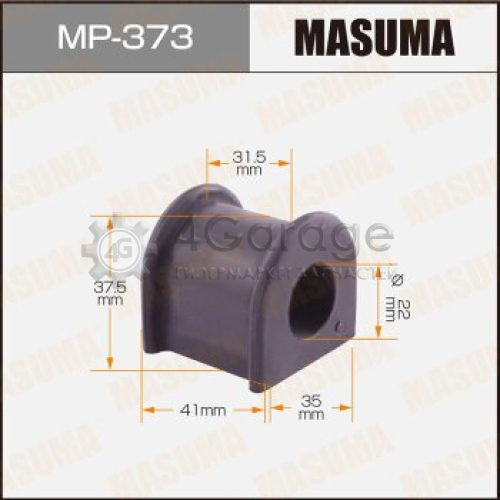 MASUMA MP373 Втулка стабилизатора MASUMA /front/ Rav 4 #CA2# [уп.2]