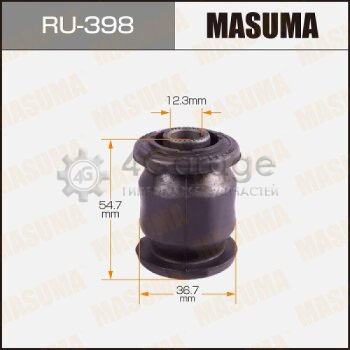 MASUMA RU398 Сайлентблок MASUMA Harrier /##U1#/, Kluger /#CU25/ rear