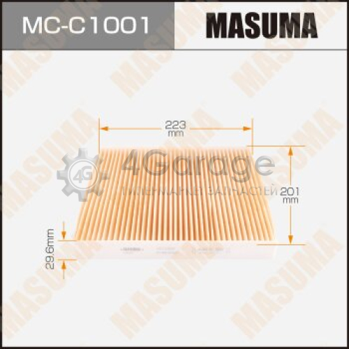 MASUMA MCC1001 Салонный фильтр AC-110E MASUMA (1/40)