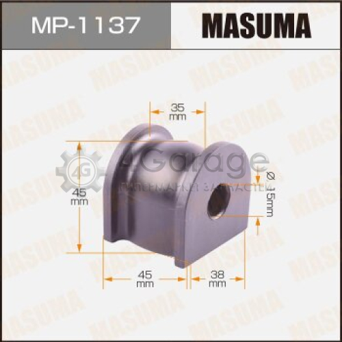 MASUMA MP1137 Втулка стабилизатора MASUMA /rear/ ACCORD 08- [уп.2]