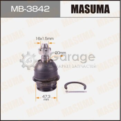 MASUMA MB3842 Шаровая опора MASUMA front low ##J12, ##N21#