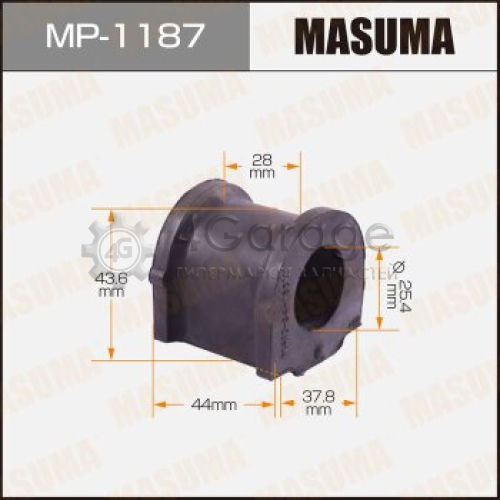 MASUMA MP1187 Втулка стабилизатора MASUMA /front/ COLT/ Z31A, Z34A [уп.2]