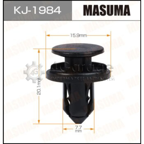 MASUMA KJ1984 Клипса автомобильная (автокрепеж) MASUMA 1984-KJ [уп.50]