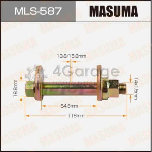 Болт эксцентрик MASUMA комплект. Mitsubishi MASUMA MLS587 в Ростове-на-Дону