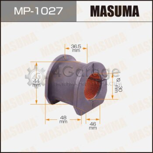 MASUMA MP1027 Втулка стабилизатора MASUMA /front/ PAJERO/ V63W, V65W, V68W, V73W, V78W [уп.2]