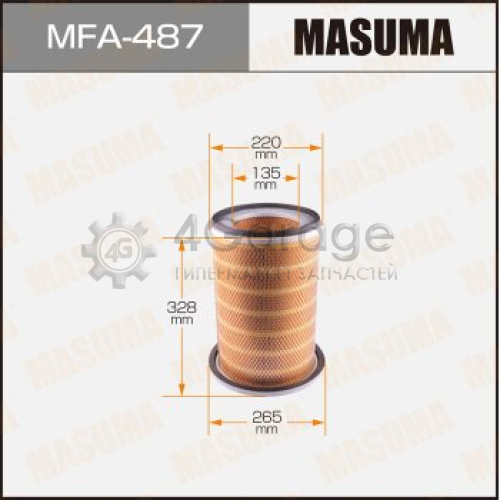 MASUMA MFA487 Воздушный фильтр A-364 MASUMA (1/4)