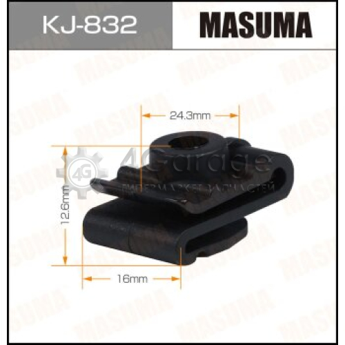 MASUMA KJ832 Клипса автомобильная (автокрепеж) MASUMA 832-KJ [уп.50]