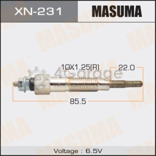 MASUMA XN231 Свеча накаливания MASUMA CP-70 /RD28 (1/10/100)