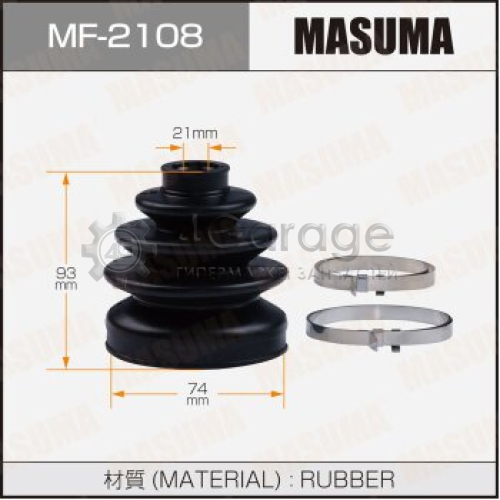 MASUMA MF2108 Пыльник ШРУСа MASUMA MF-2108