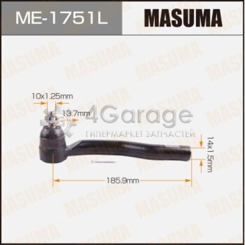 MASUMA ME1751L Наконечник рулевой тяги MASUMA DEMIO/ DY3W LH