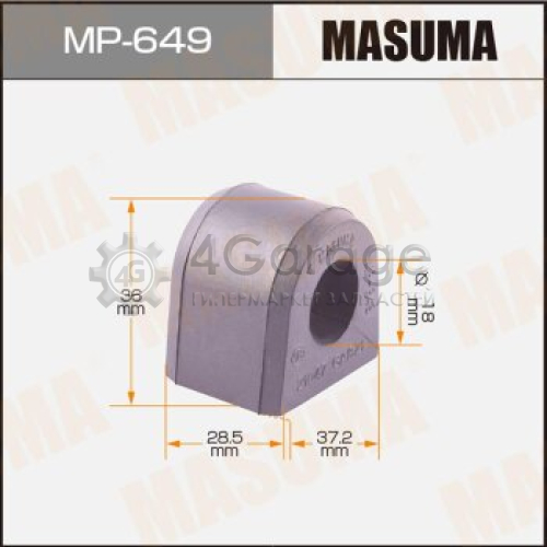 MASUMA MP649 Втулка стабилизатора MASUMA /front/ Impreza [уп.2]