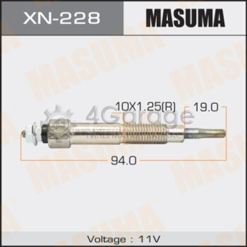 MASUMA XN228 Свеча накаливания MASUMA CP-02 /CD20 (1/10/100)