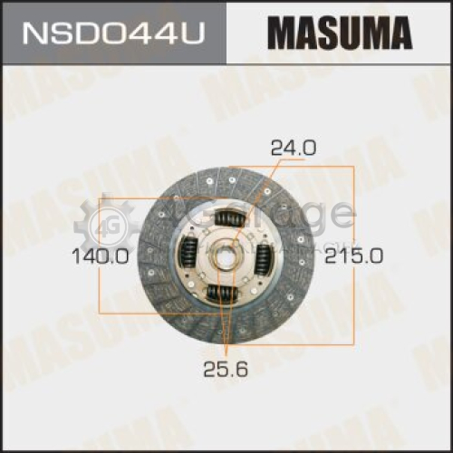 Диск сцепления MASUMA 215*140*24*25.6 (1/10) MASUMA NSD044U в Москве