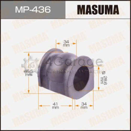 MASUMA MP436 Втулка стабилизатора MASUMA /front/ Inspire UA1, 2, Ascot CE4, CE5 [уп.2]