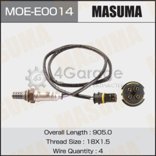 MASUMA MOEE0014 Датчик кислородный MASUMA, MERCEDES-BENZ C-CLASS (W204), M-CLASSE (W164) / M112.916, M113.962