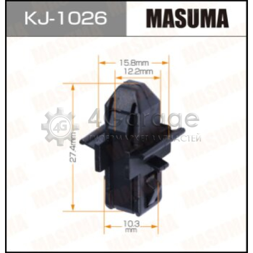 MASUMA KJ1026 Клипса автомобильная (автокрепеж) MASUMA 1026-KJ [уп.50]