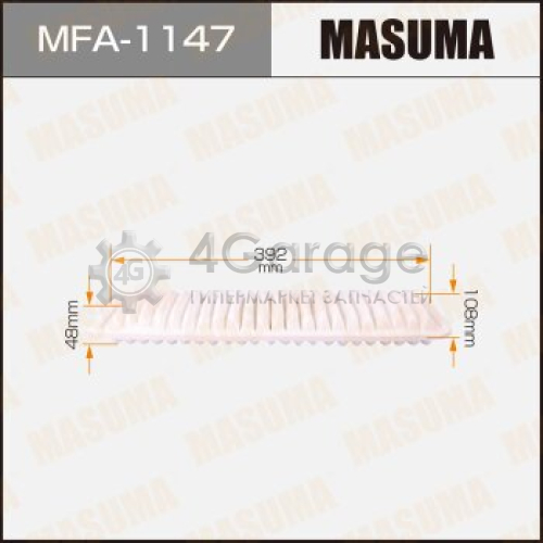 MASUMA MFA1147 Воздушный фильтр A-1024 MASUMA (1/40)