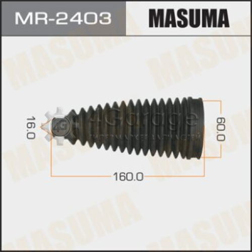 MASUMA MR2403 Рулевой рейки пыльник MASUMA MR-2403 (пластик) COROLLA, AURIS/ ADE150, NDE150.