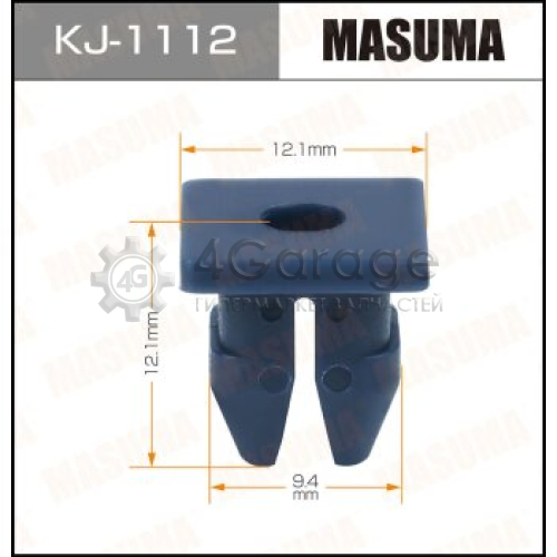 MASUMA KJ1112 Клипса автомобильная (автокрепеж) MASUMA 1112-KJ [уп.50]