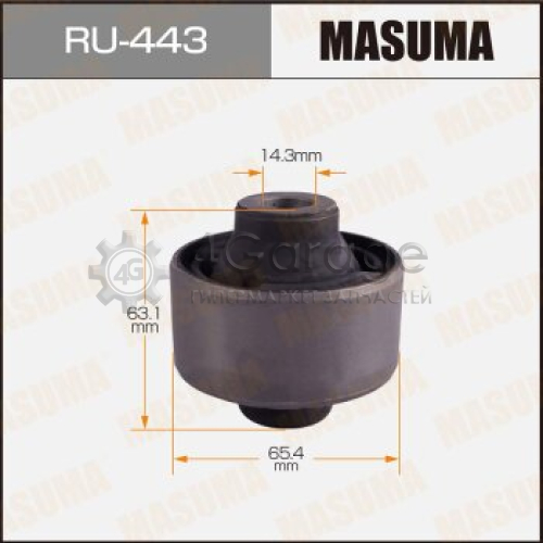 MASUMA RU443 Сайлентблок MASUMA Stream/RN# front, FF