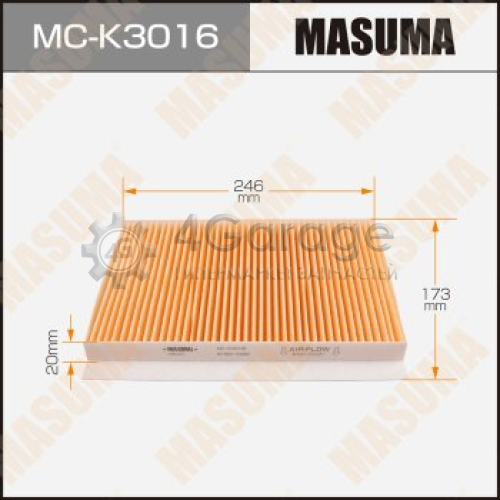 MASUMA MCK3016 Салонный фильтр AC9402 MASUMA KIA/ CEED/ V1400, V1600, V2000 06- (1/40)