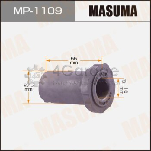 MASUMA MP1109 Втулка рессорная MASUMA /rear/ L200/ KA4T, KB4T [уп.2] UPPER в Красноярске