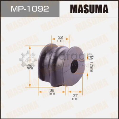 MASUMA MP1092 Втулка стабилизатора MASUMA /rear/ X-TRAIL 07- [уп.2]