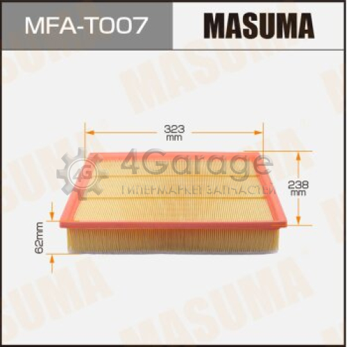 MASUMA MFAT007 Воздушный фильтр A-1032 MASUMA TOYOTA/ LAND CRUISER PRADO/ GRJ150W, GRJ151W 09- (1/20)