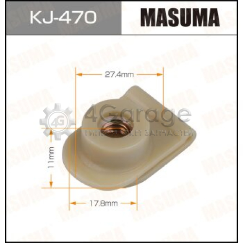 MASUMA KJ470 Клипса автомобильная (автокрепеж) MASUMA 470-KJ [уп.50]