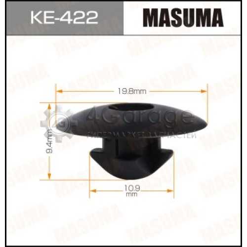 MASUMA KE422 Клипса автомобильная (автокрепеж) MASUMA 422-KE [уп.50]