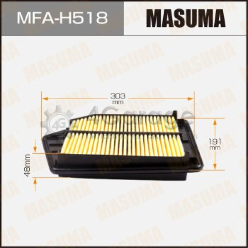 MASUMA MFAH518 Воздушный фильтр A8525 MASUMA HONDA/ ACCORD/ CP2 2013- (1/40)