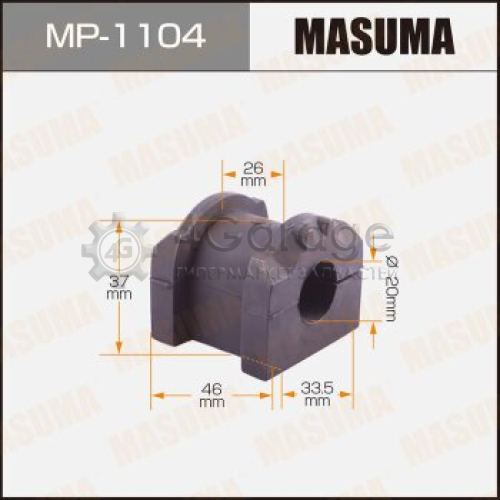 Втулка стабилизатора MASUMA /front/ LANCER/ CY1A [уп.2] MASUMA MP1104 в Нижнем Новгороде