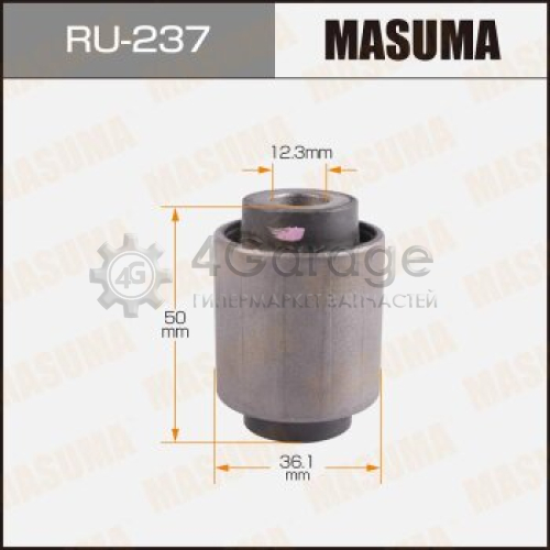 MASUMA RU237 Сайлентблок MASUMA Mirage, Lancer /CJ#A, CK#A, CM8A, CL2A/ rear. RU-506, RU-497,