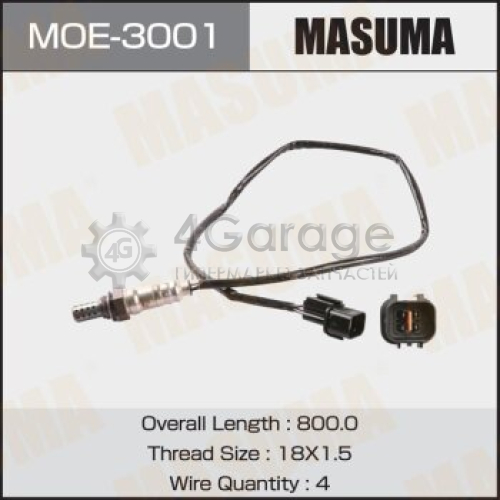 MASUMA MOE3001 Датчик кислородный MASUMA, OUTLANDER, AIRTREK / 6B31, 4G69 в Красноярске