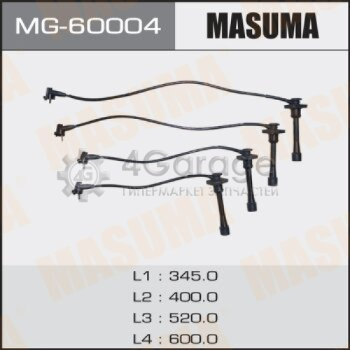 MASUMA MG60004 Бронепровода MASUMA, TOYOTA / 4EF, 4EFE, 4EFTE, 5EFE, 5EFHE аналог MG-60088