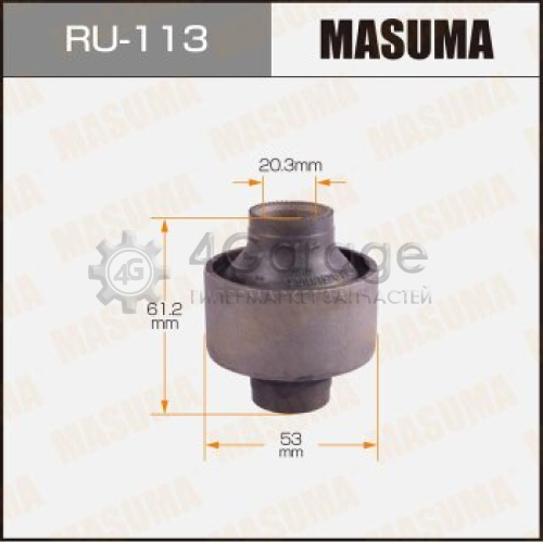 MASUMA RU113 Сайлентблок MASUMA Corolla,Sprinter /#E1##/ front R