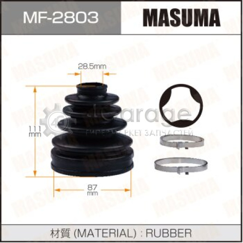 MASUMA MF2803 Пыльник ШРУСа MASUMA MF-2803