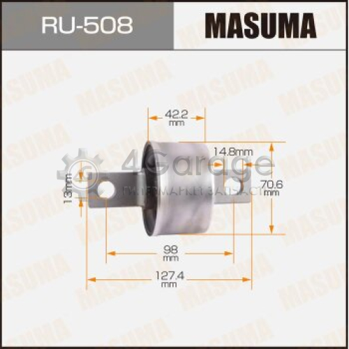 MASUMA RU508 Сайлентблок MASUMA OUTLANDER /CW5W, CW6W, CW7W, CW8W rear