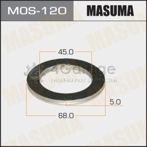 MASUMA MOS120 Кольцо глушителя MASUMA 45 х 68