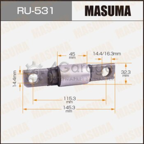 MASUMA RU531 Сайлентблок MASUMA X-TRAIL/ T31 front low F