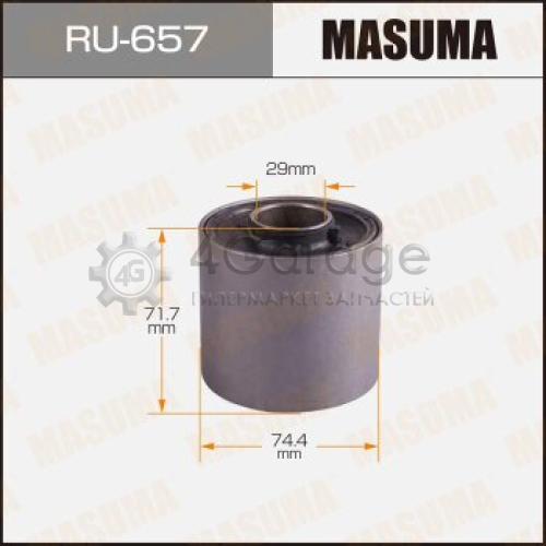 MASUMA RU657 Сайлентблок MASUMA MAZDA 6, MAZDA 6 WAGON / GH# front low