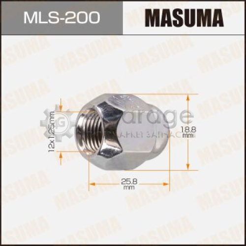 Гайка MASUMA Subaru MASUMA MLS200 в Нижнем Новгороде