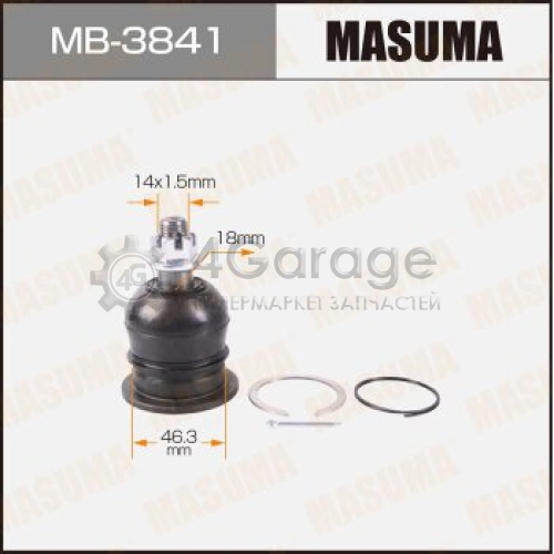 MASUMA MB3841 Шаровая опора MASUMA front up ##J10#, ##J20#, ##J12#, ##J15#