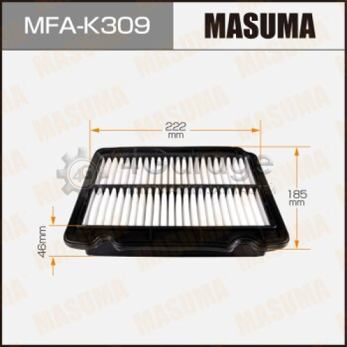 MASUMA MFAK309 Воздушный фильтр A0437 MASUMA LHD CHEVROLET/ AVEO/ V1200, V1400 04- (1/40)