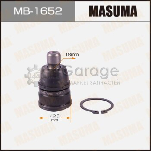 MASUMA MB1652 Шаровая опора MASUMA front low MAZDA3, AXELA/BK3P