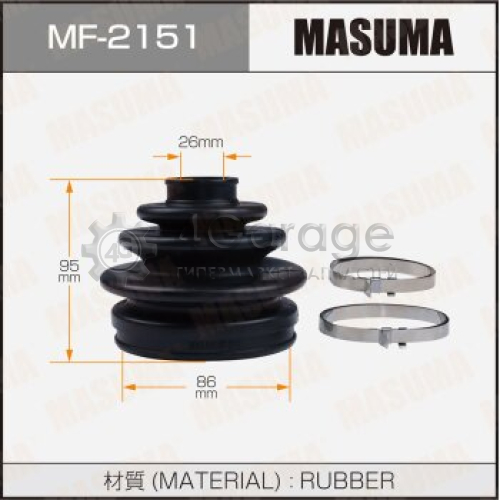 MASUMA MF2151 Пыльник ШРУСа MASUMA MF-2151