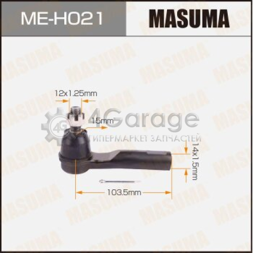 MASUMA MEH021 Наконечник рулевой тяги MASUMA CR-V/ RE3. RE4